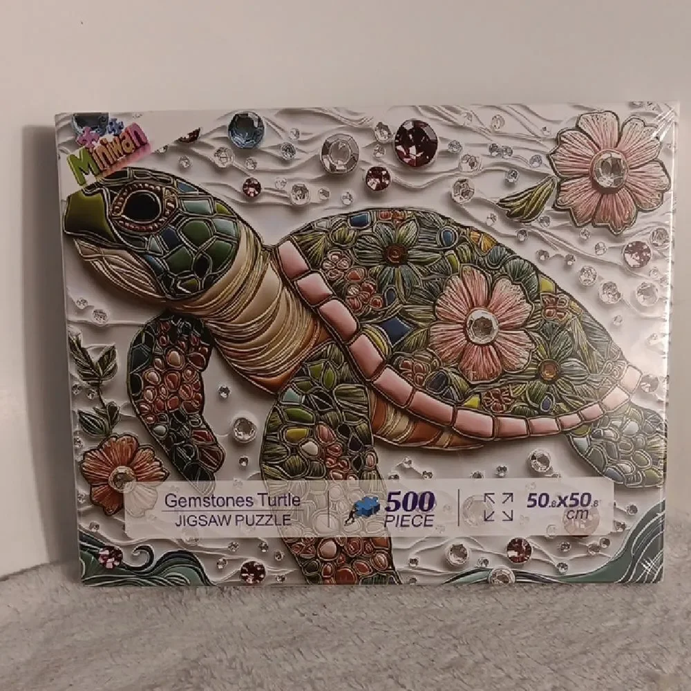 Gemstones Turtle Jigsaw Puzzle - 500 Pieces